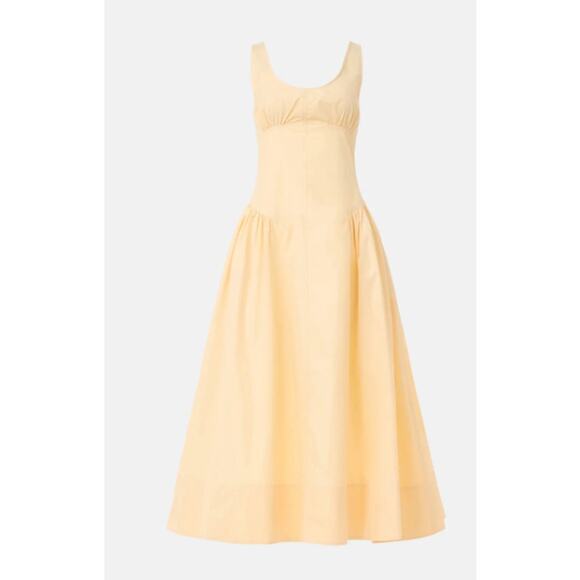 Proenza Schouler White Label Kendall Maxi Dress in Wheat Size 10 - Picture 4 of 11